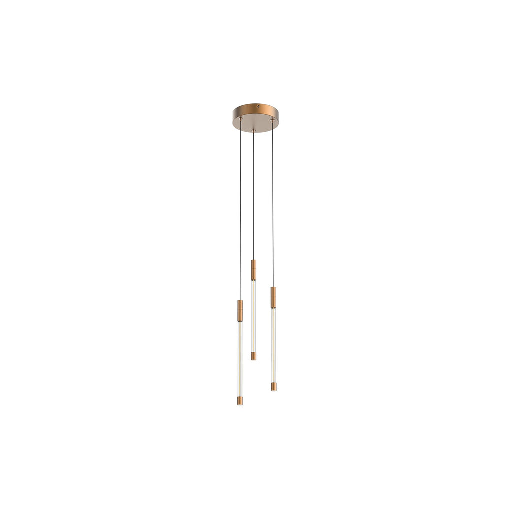 Motif 13-in Multi Pendant — Brushed Gold [Universal Voltage]