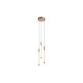 Motif 13-in Multi Pendant — Brushed Gold [Universal Voltage]