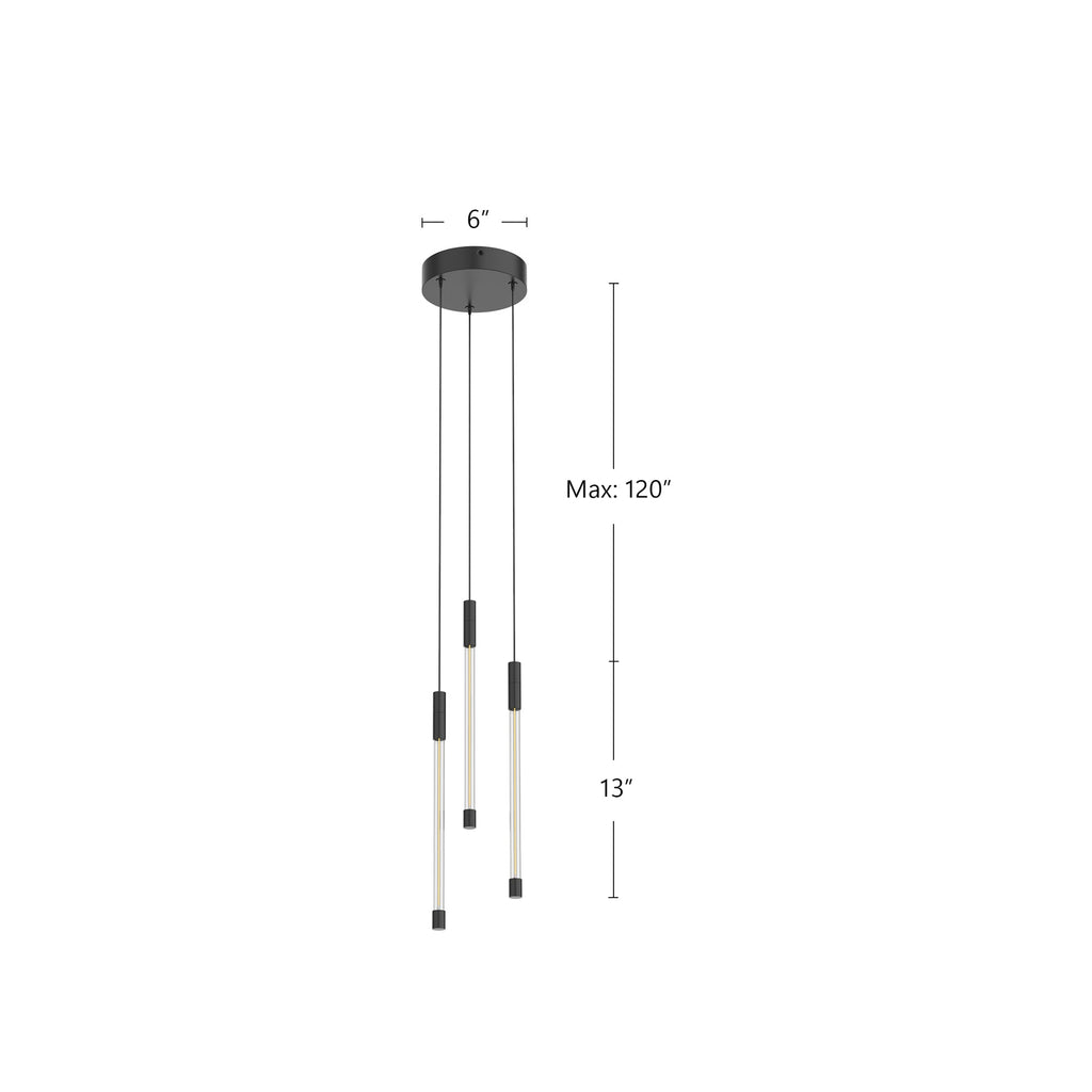 Motif 13-in Multi Pendant