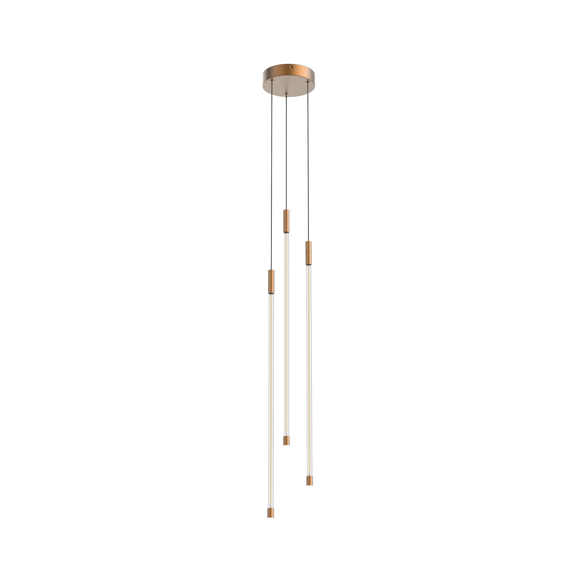 Motif 27-in Multi Pendant — Brushed Gold [Universal Voltage]