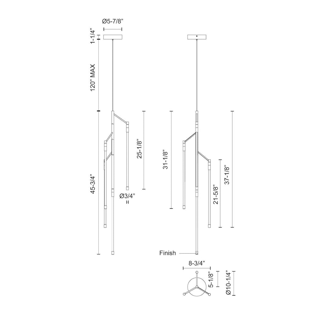 Motif 46-in Pendant