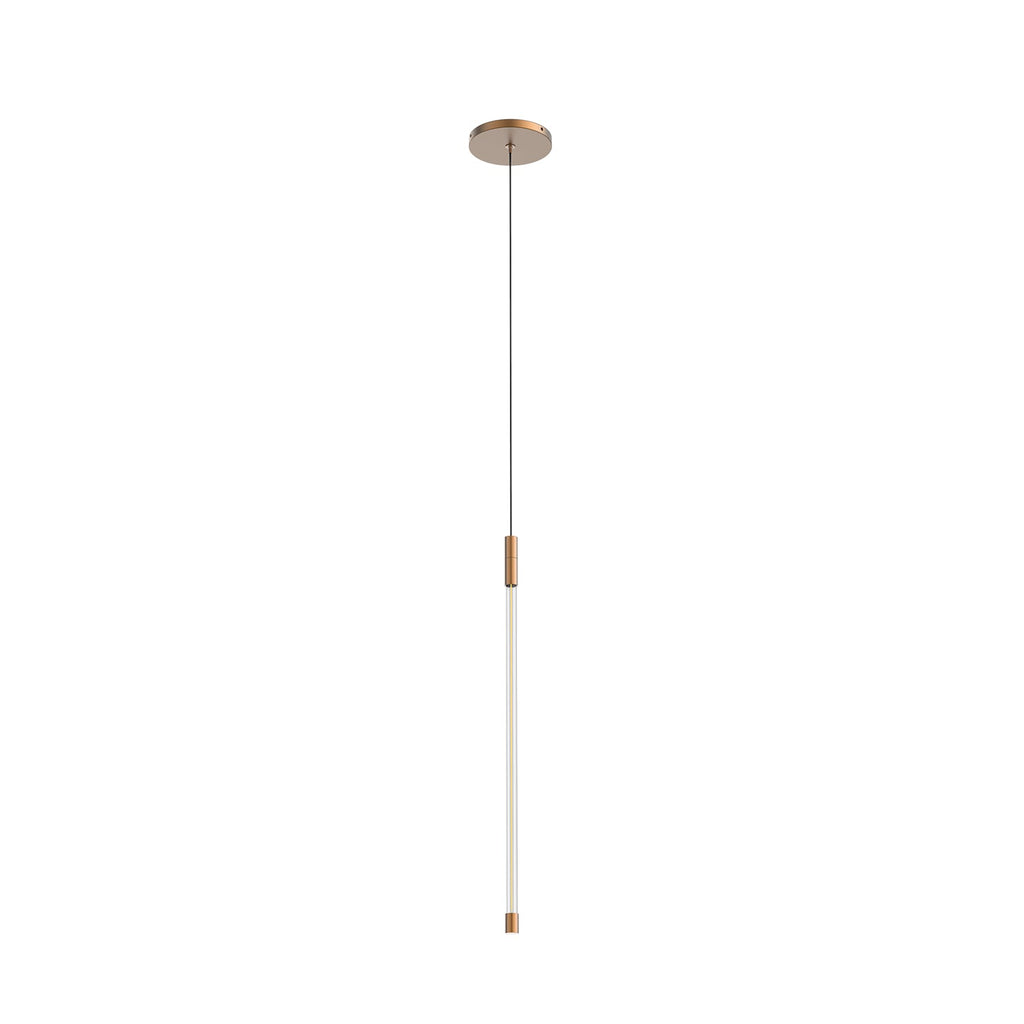 Motif 21-in Pendant — Brushed Gold