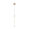 Motif 21-in Pendant — Brushed Gold