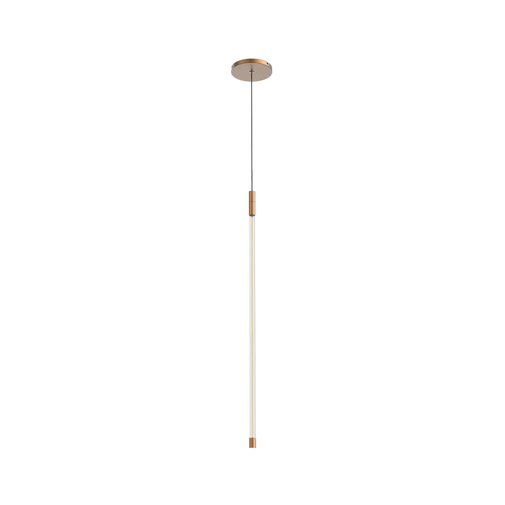 Motif 27-in Pendant — Brushed Gold