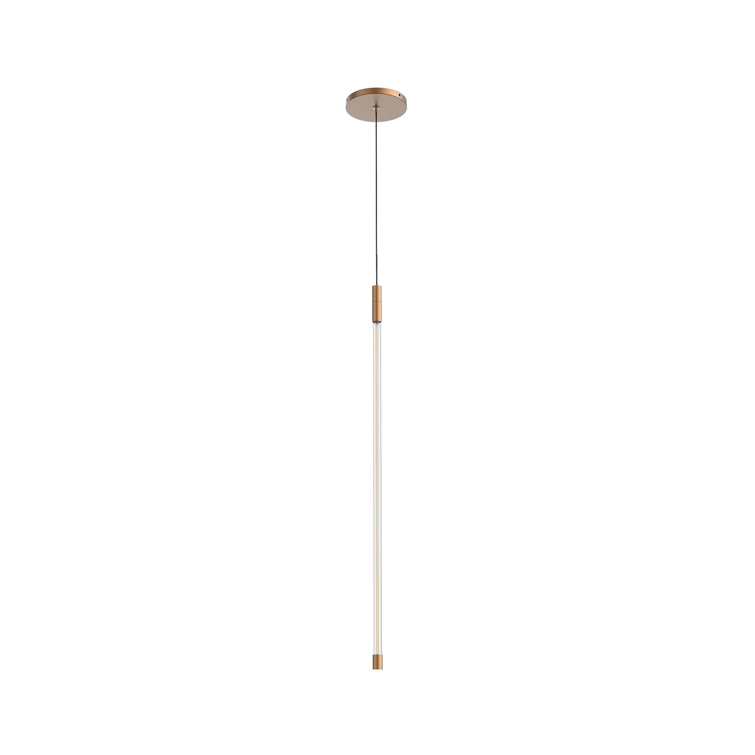 Motif 27-in Pendant — Brushed Gold