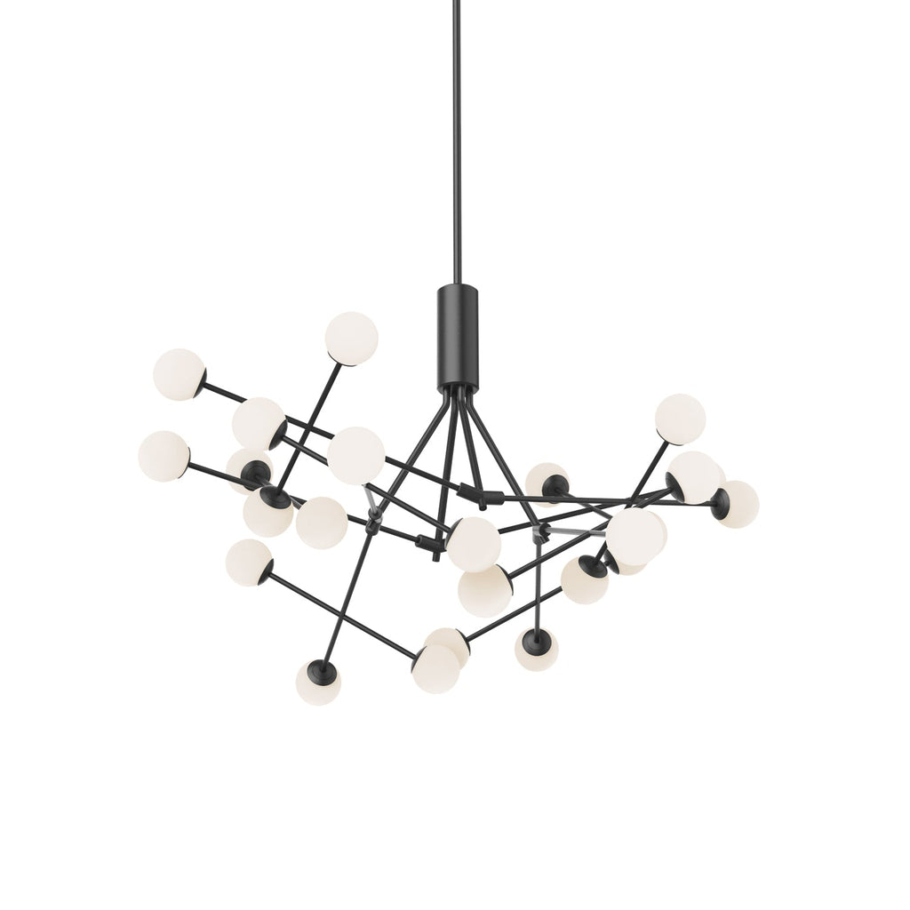 Moto 39-in Chandelier — Black [Universal Voltage]