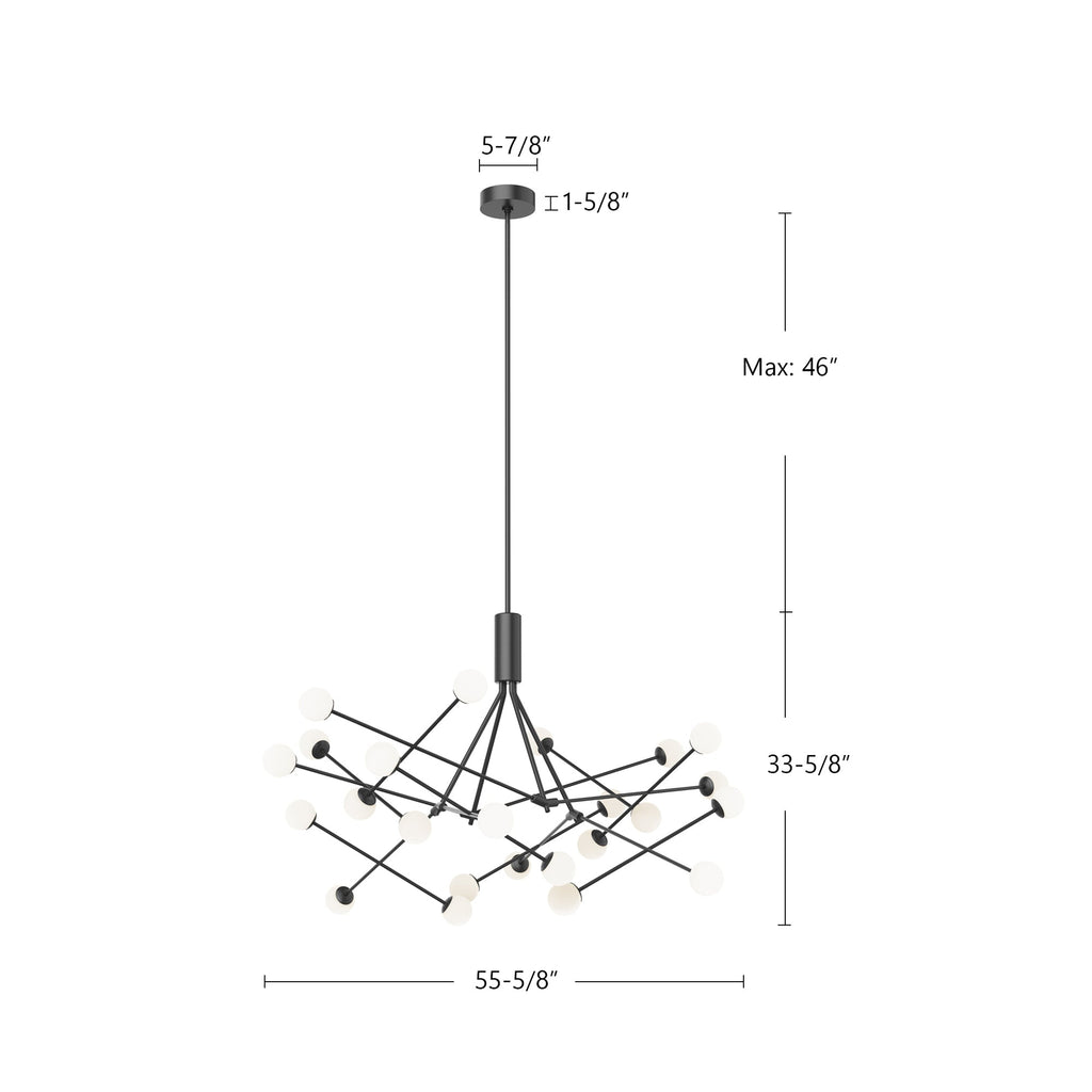 Moto 56-in Chandelier