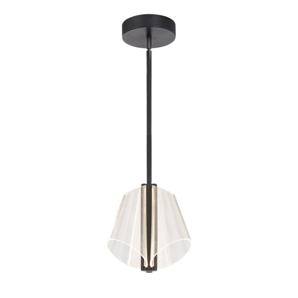 Mulberry 11-in Pendant — Black/Light Guide [Universal Voltage]