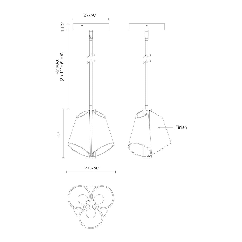Mulberry 11-in Pendant