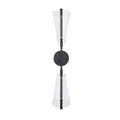 Mulberry 29-in Wall Sconce — Black/Light Guide
