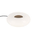 Nimbus 9-in Table Lamp — Vintage Brass/Opal Glass