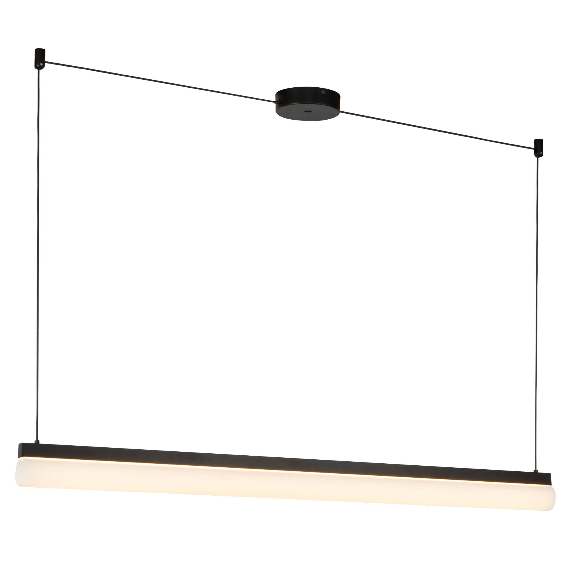 Nio 45-in Linear Pendant — Black