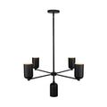 Nola 31-in Chandelier — Black
