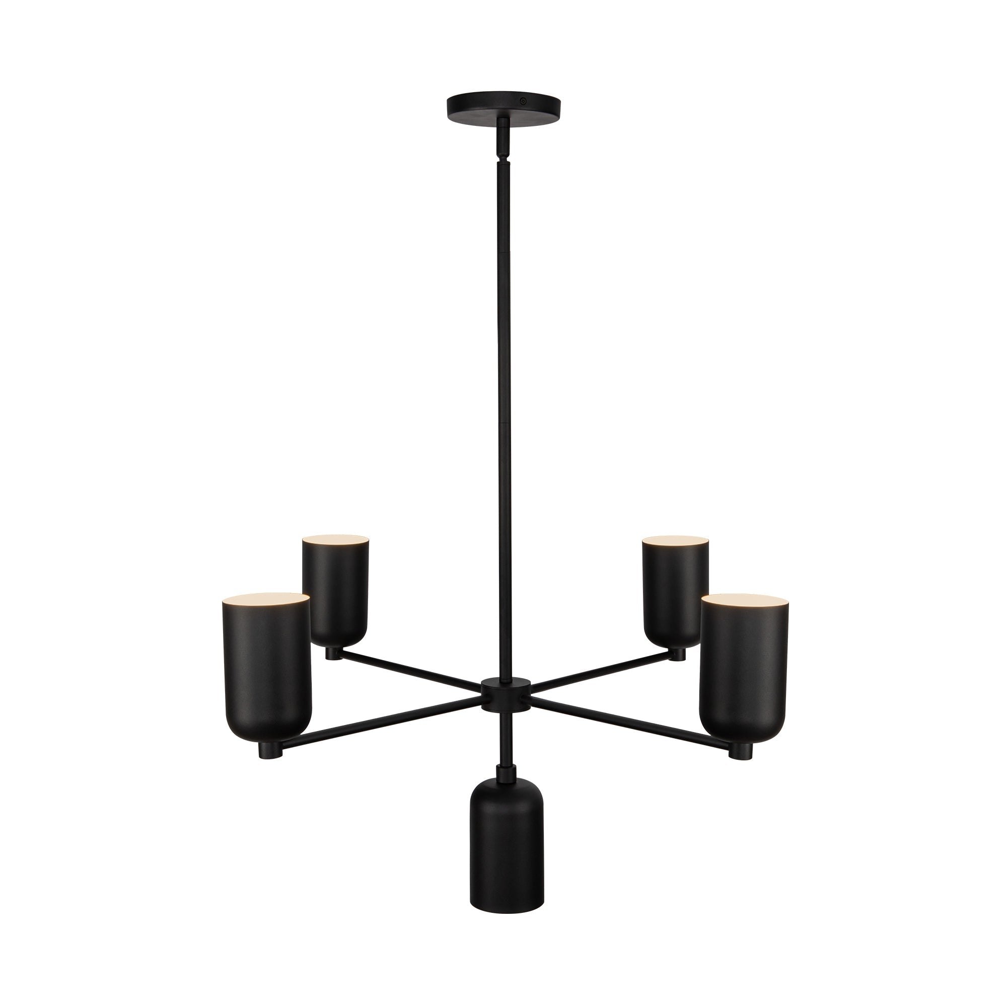 Nola 31-in Chandelier — Black