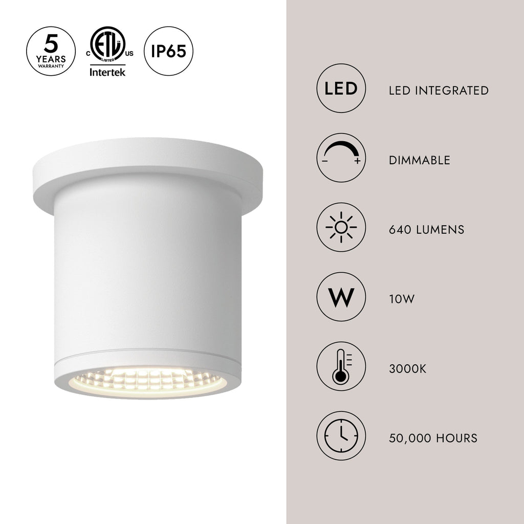 Nordic 4-in (3-in Dia.) Exterior Ceiling