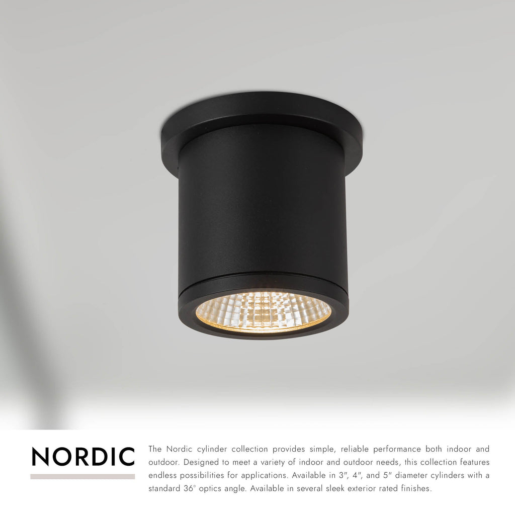 Nordic 4-in (3-in Dia.) Exterior Ceiling