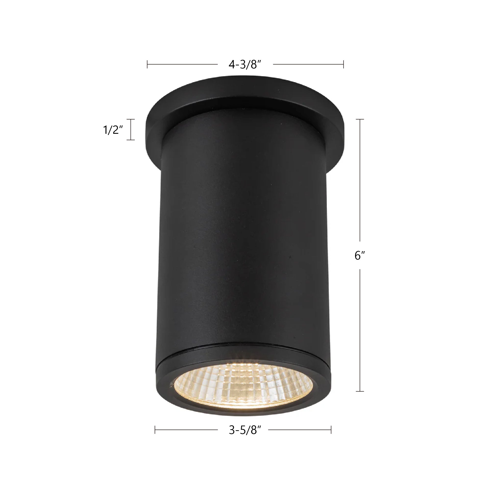 Nordic 6-inch (3-inch Dia.) Exterior Ceiling