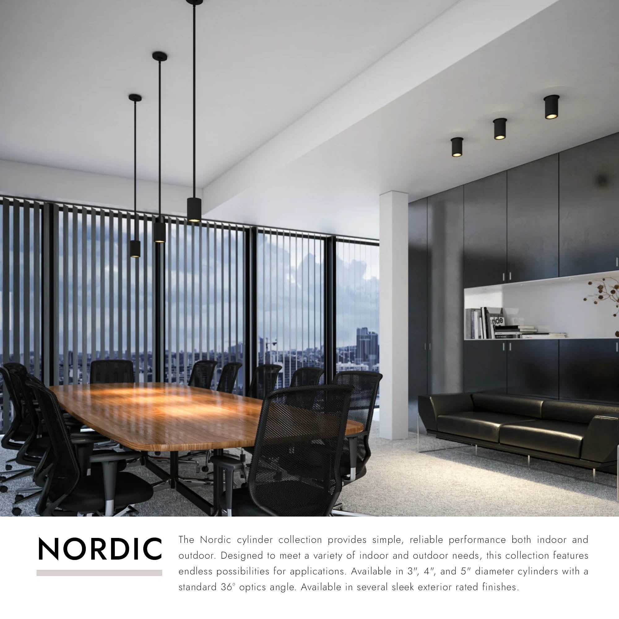 Nordic 6-inch (3-inch Dia.) Exterior Ceiling