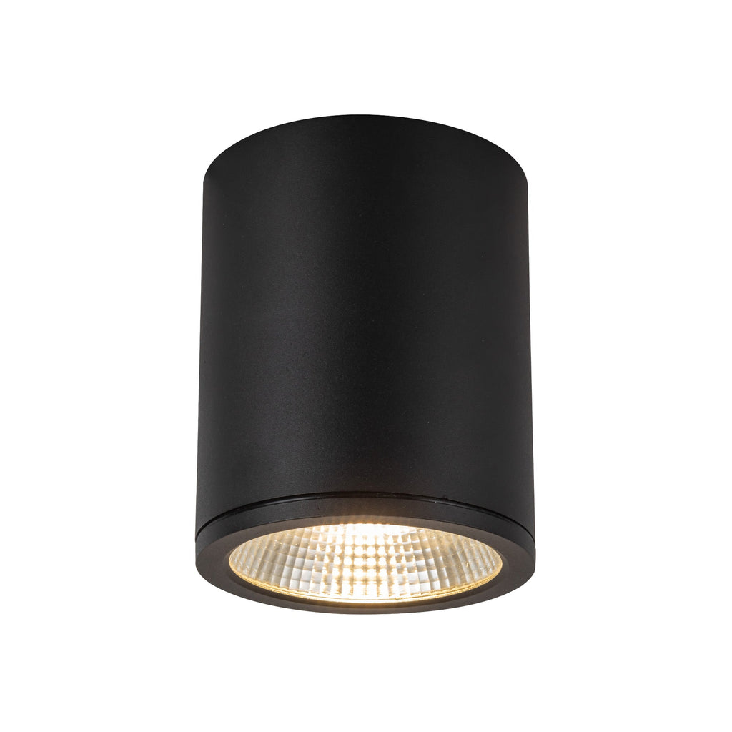 Nordic 6-in (5-in Dia.) Exterior Ceiling — Black
