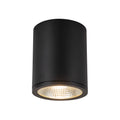 Nordic 6-in (5-in Dia.) Exterior Ceiling — Black
