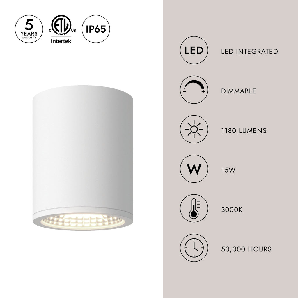 Nordic 6-in (5-in Dia.) Exterior Ceiling