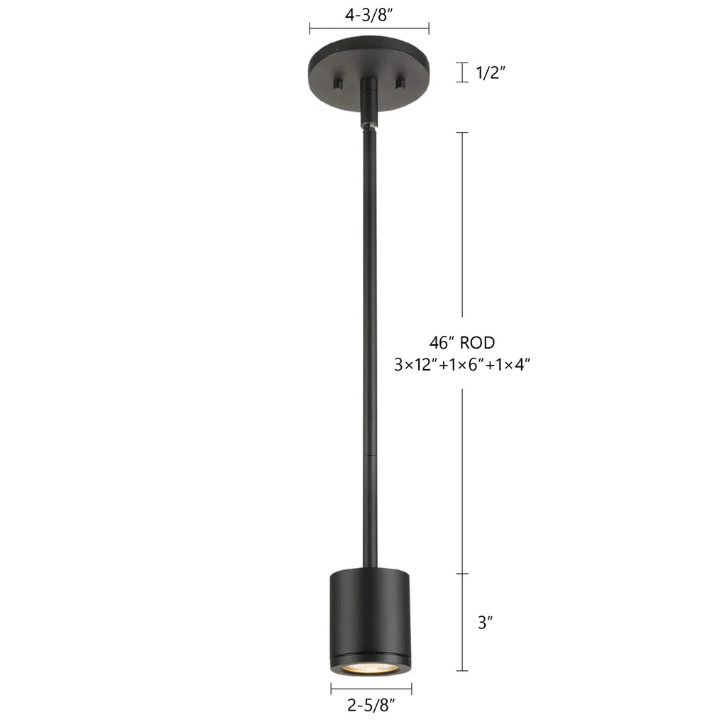 Nordic 3-in (2-in Dia.) Exterior Pendant