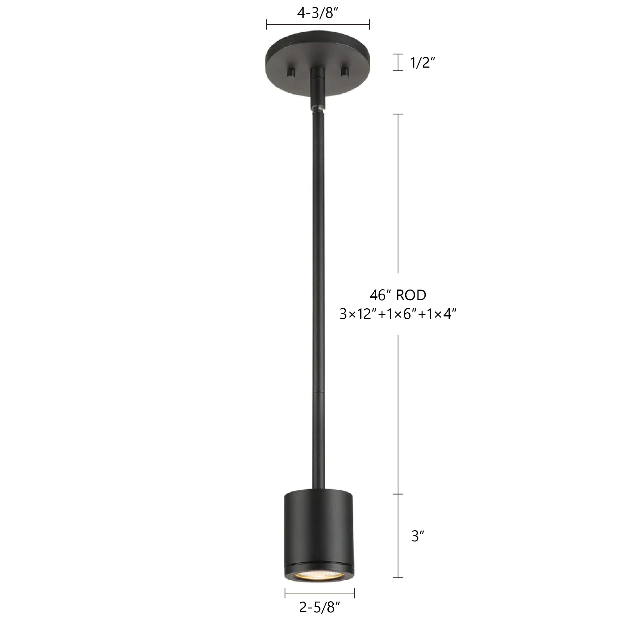 Nordic 3-in (2-in Dia.) Exterior Pendant