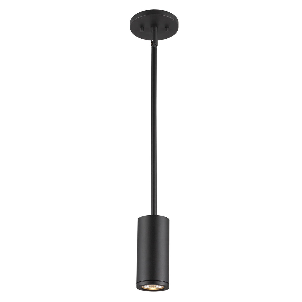 Nordic 5-in (2-in Dia.) Exterior Pendant — Black