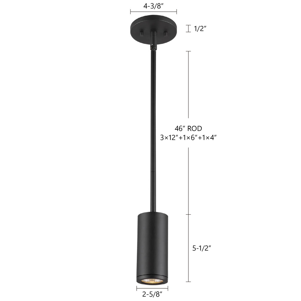 Nordic 5-in (2-in Dia.) Exterior Pendant