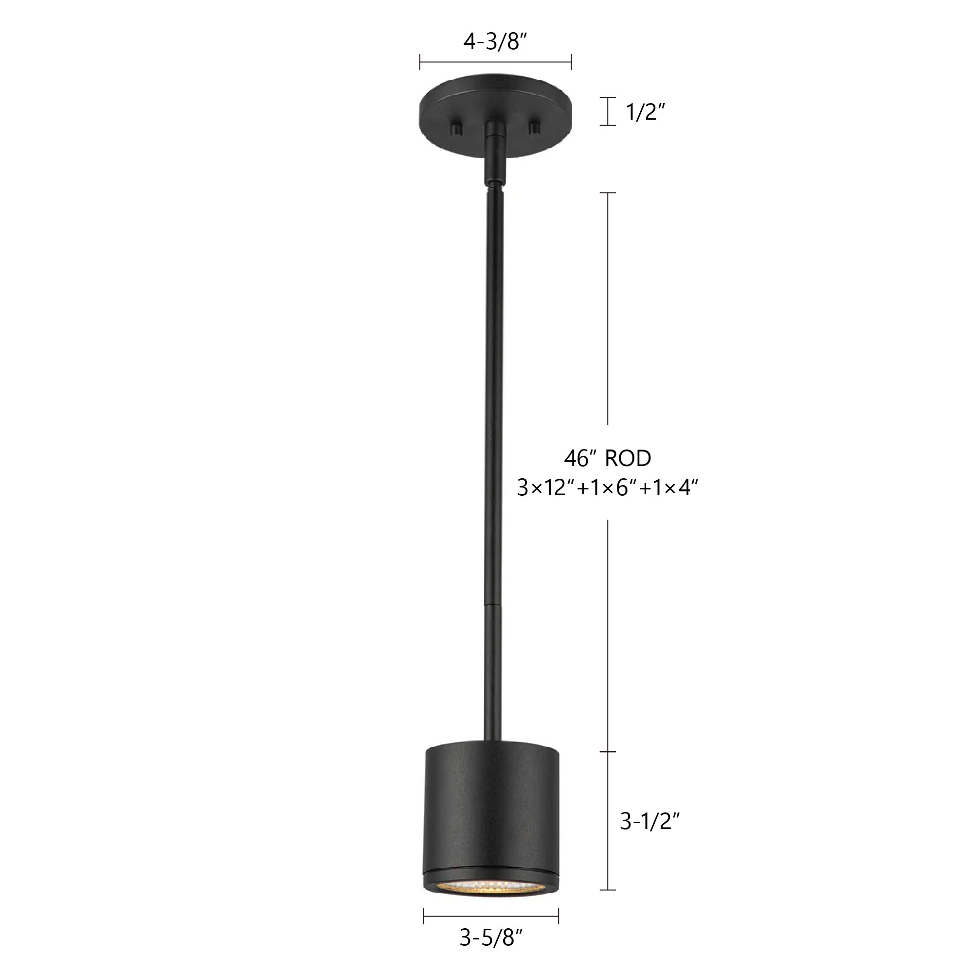 Nordic 3-in (3-in Dia.) Exterior Pendant