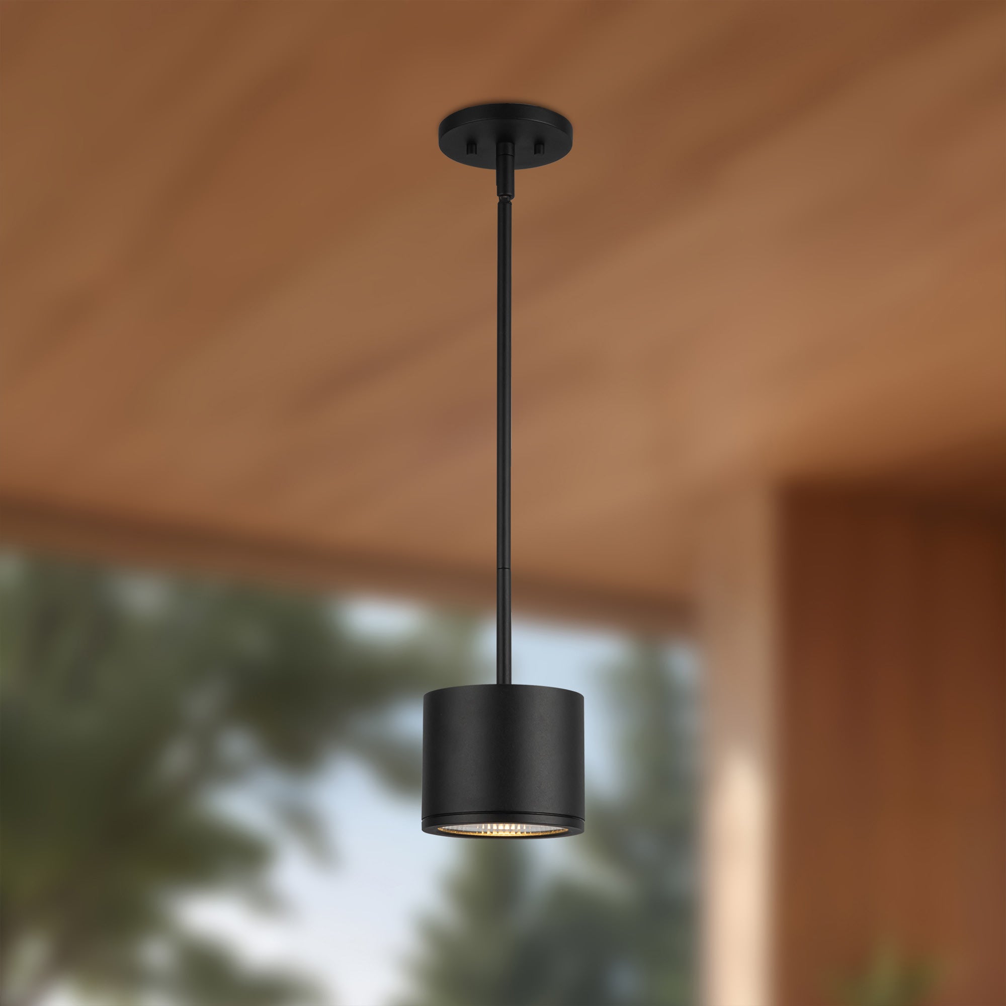 Nordic 4-in (5-in Dia.) Exterior Pendant