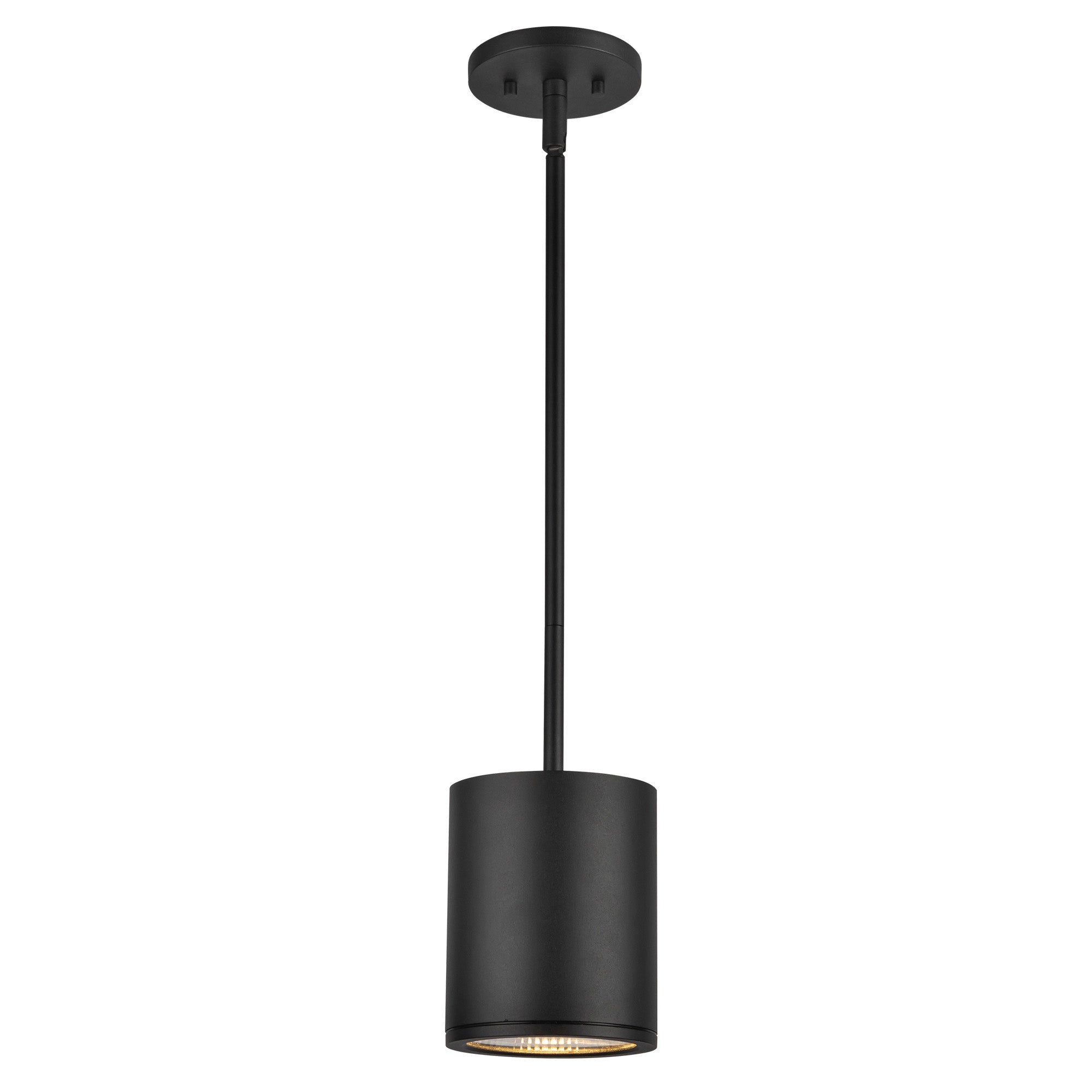 Nordic 6-in (5-in Dia.) Exterior Pendant — Black