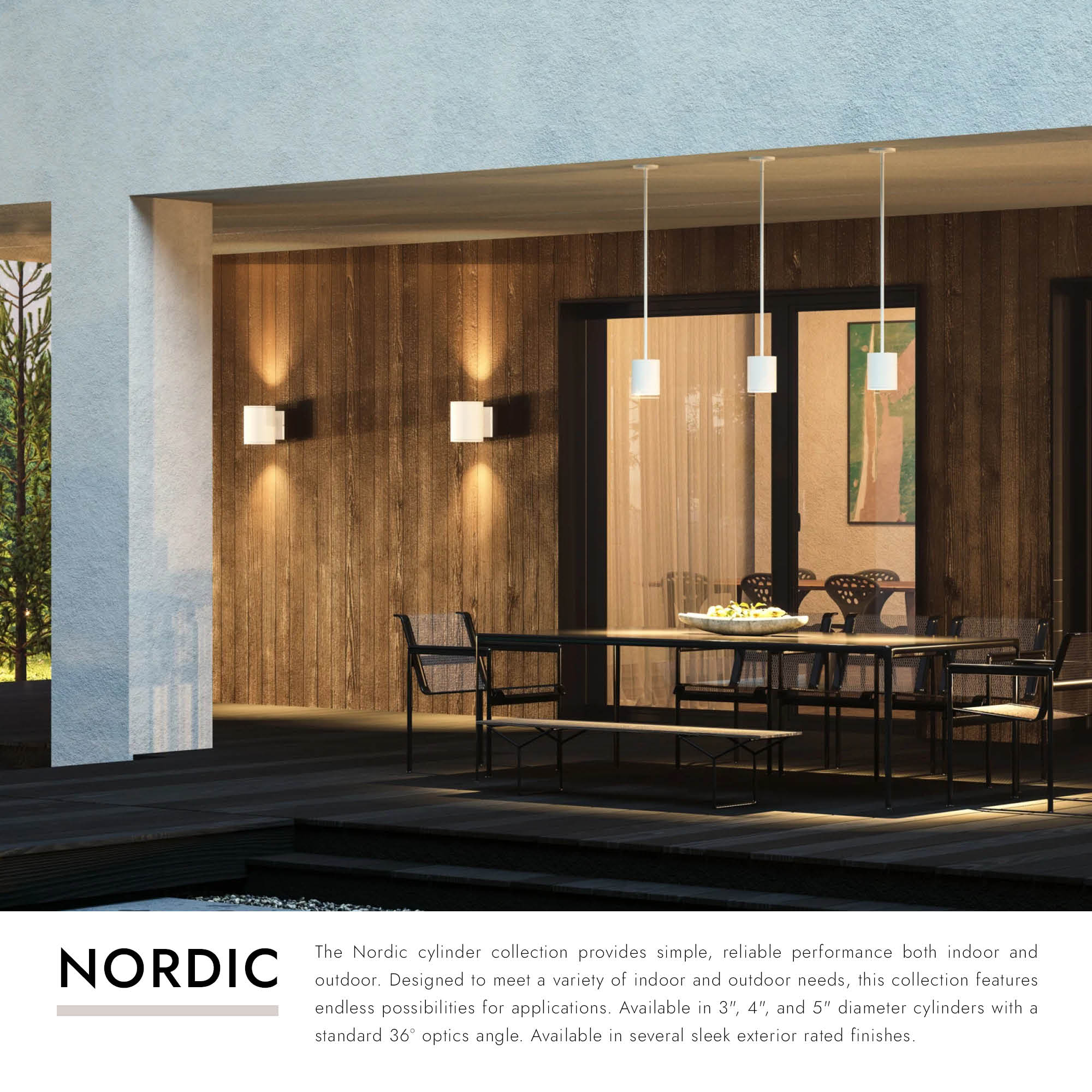Nordic 6-in (5-in Dia.) Exterior Wall