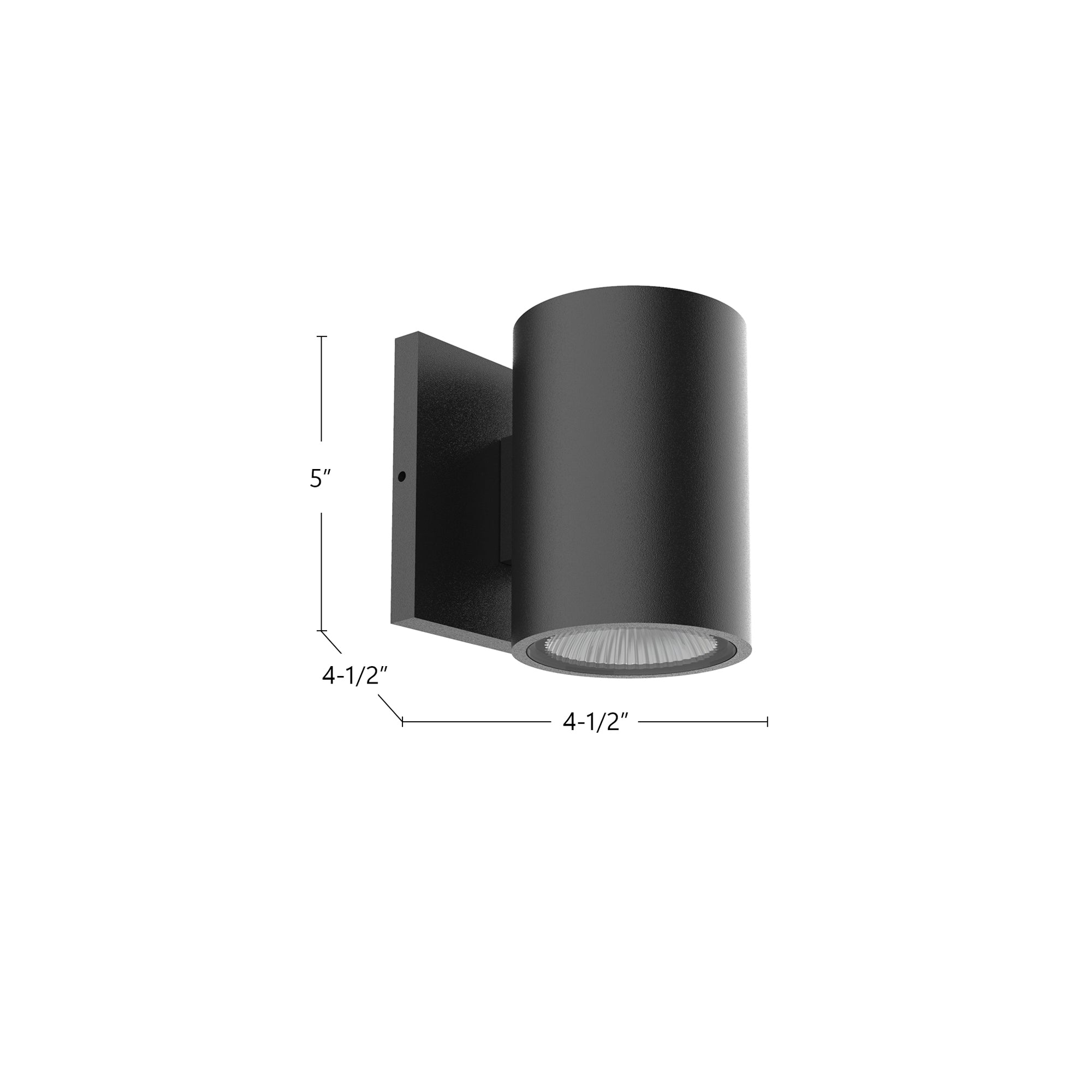 Nordic 5-in Exterior Wall Sconce