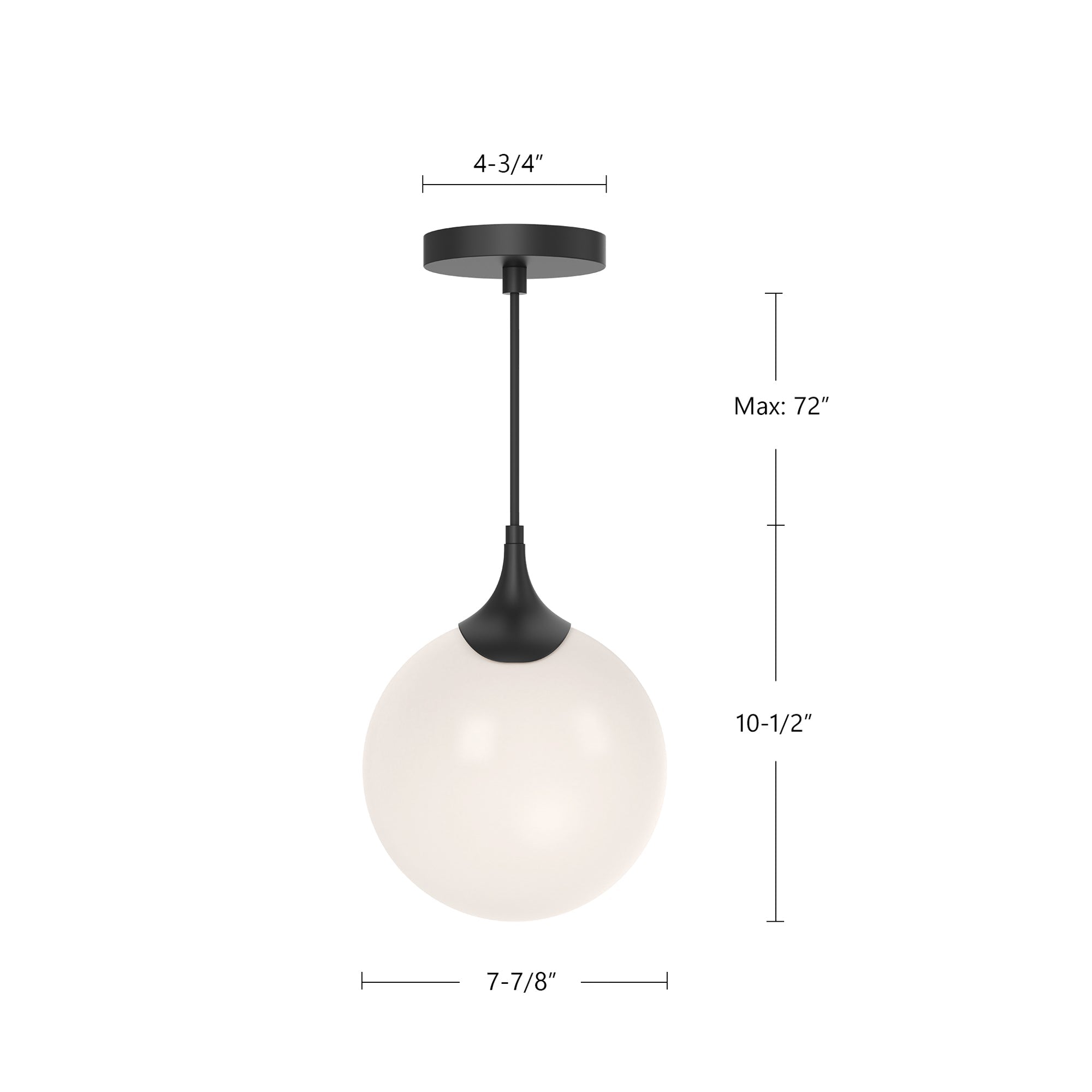 Nouveau 8-in Pendant