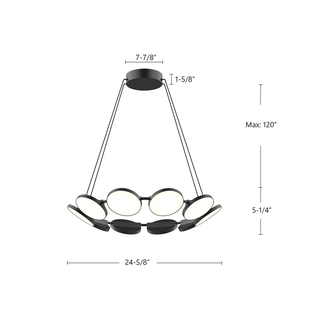 Novel 25-in Chandelier