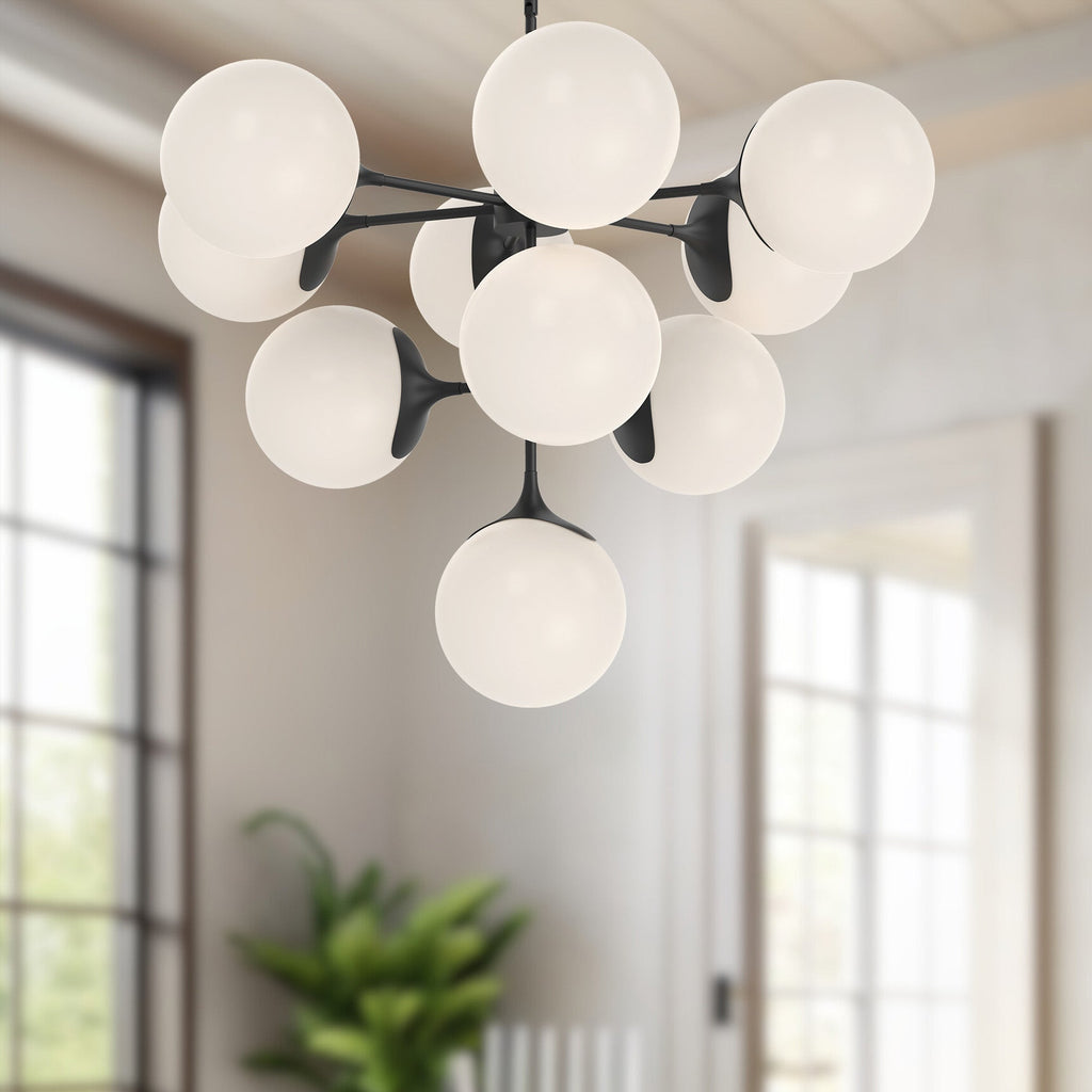 Nouveau 35-in Chandelier