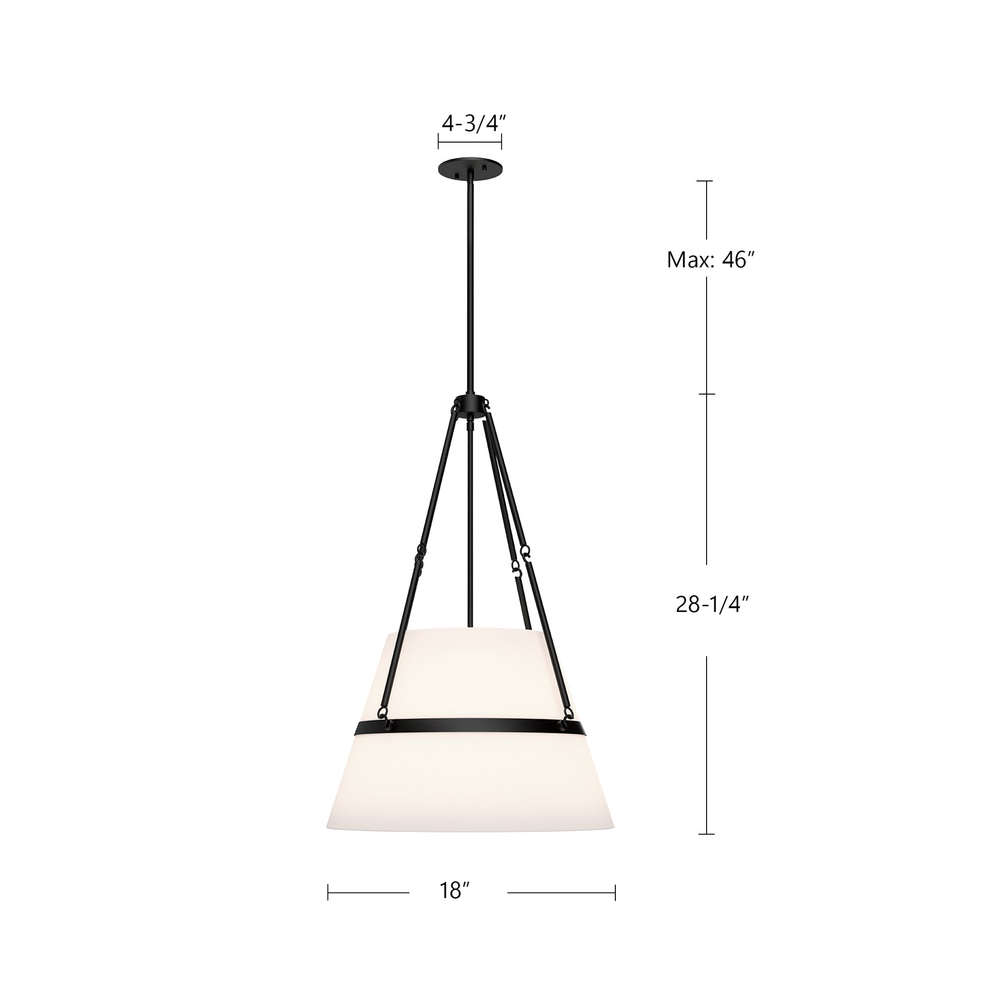 Oliver 18-in Pendant