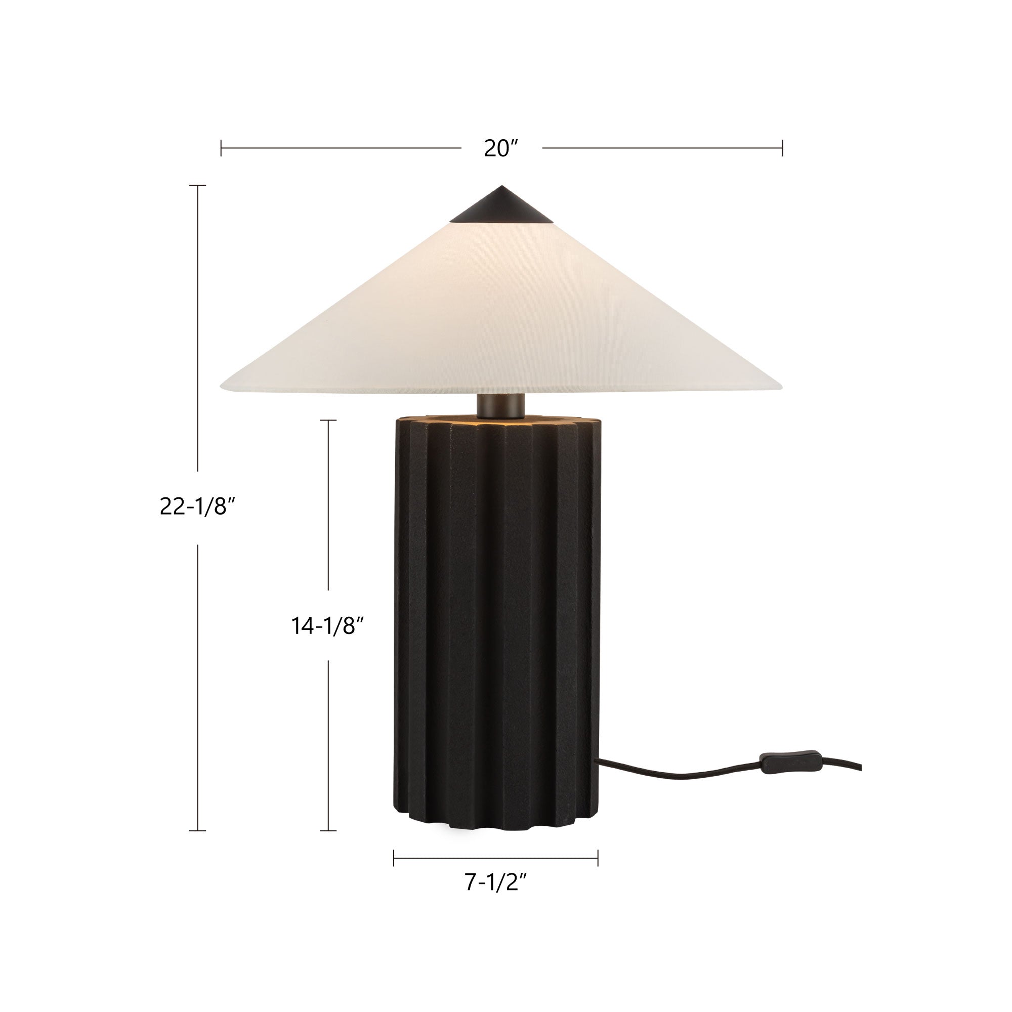 Ono 20-in Table Lamp