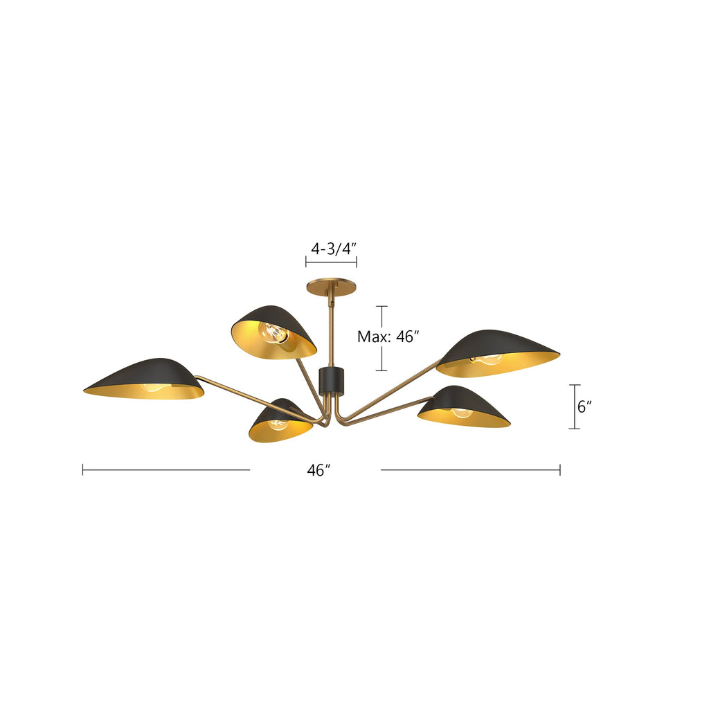 Oscar 46-in Pendant
