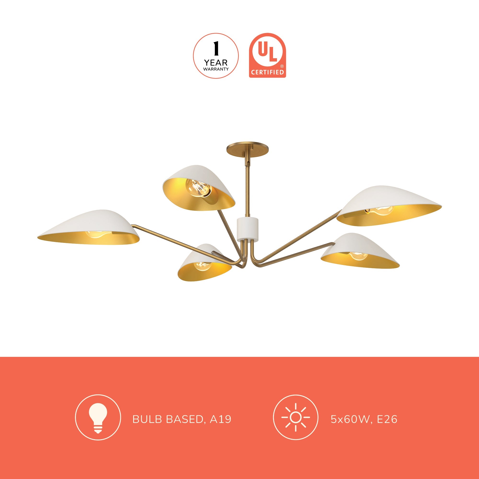 Oscar 46-in Pendant