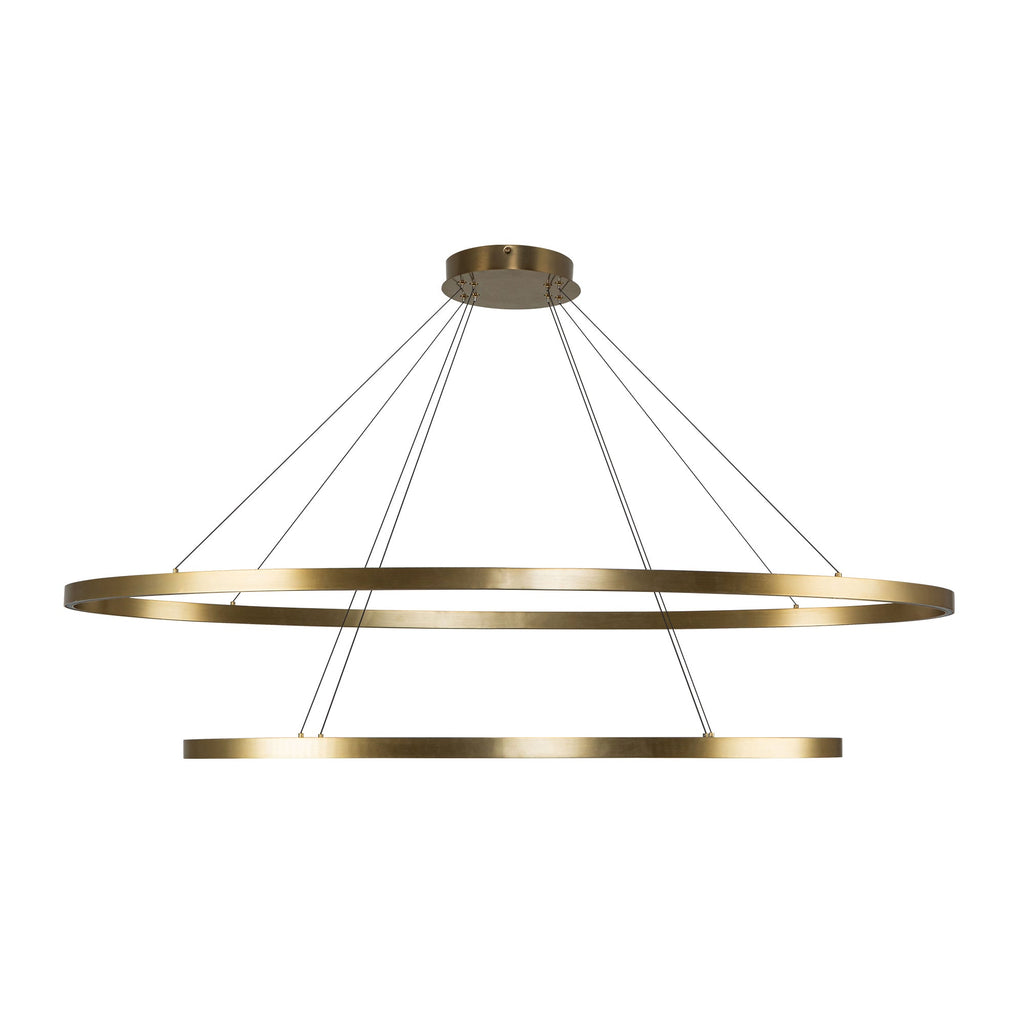 Ovale 53-in 2 Layer Chandelier