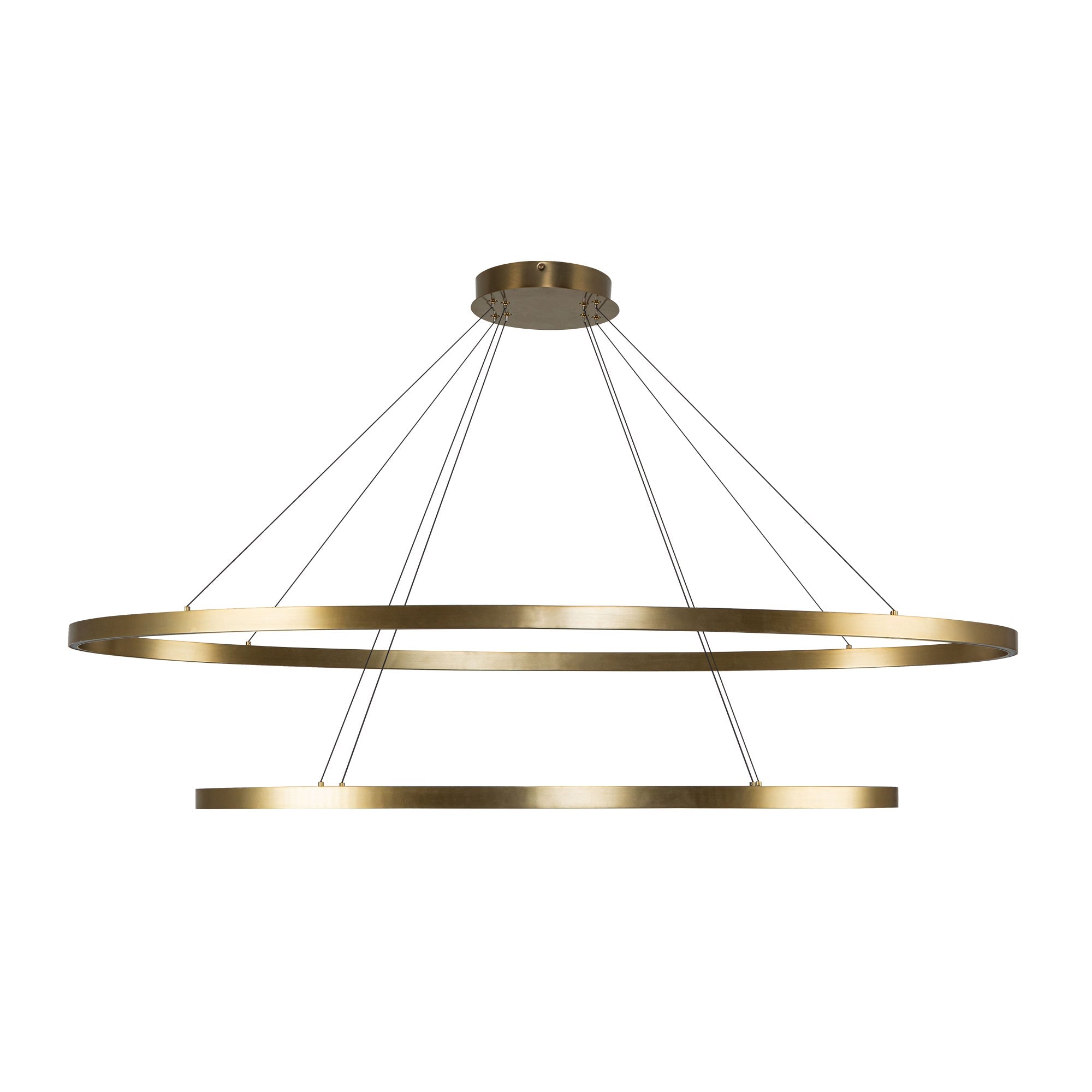 Ovale 53-in 2 Layer Chandelier