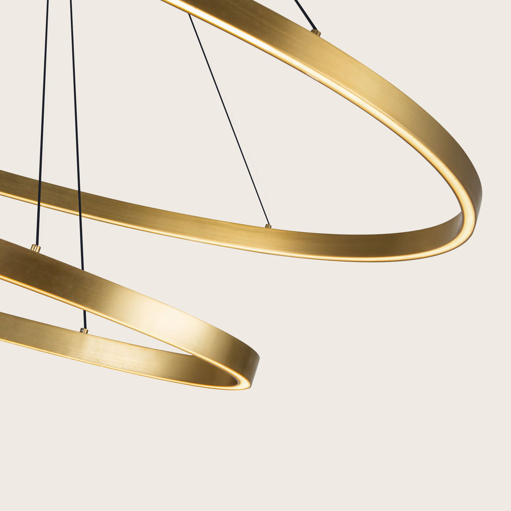 Ovale 53-in 2 Layer Chandelier