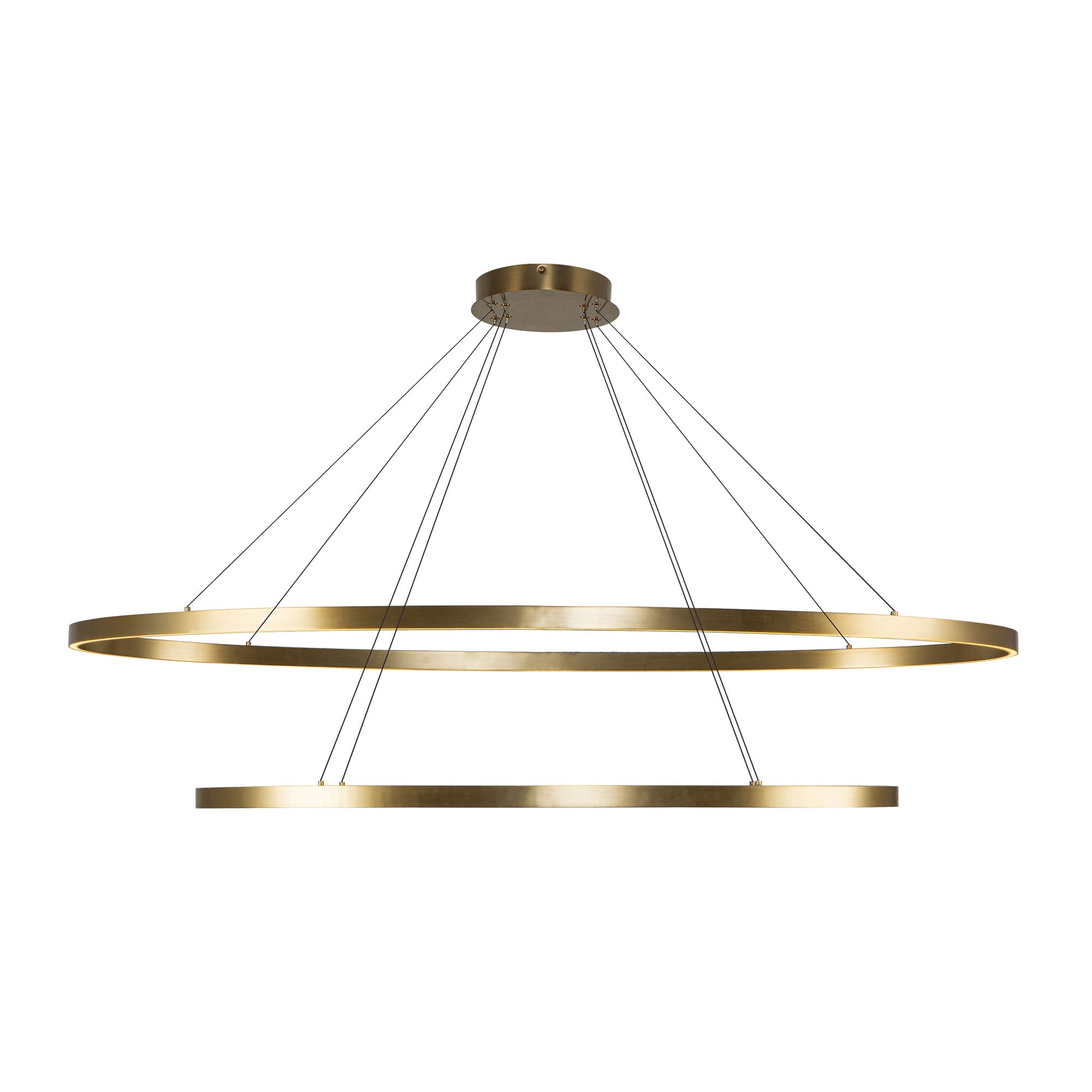 Ovale 53-in 2 Layer Chandelier