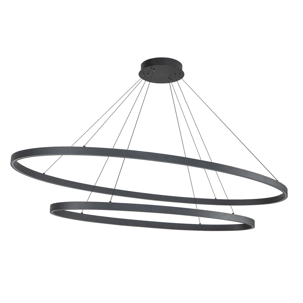 Ovale 53-in 2 Layer Chandelier