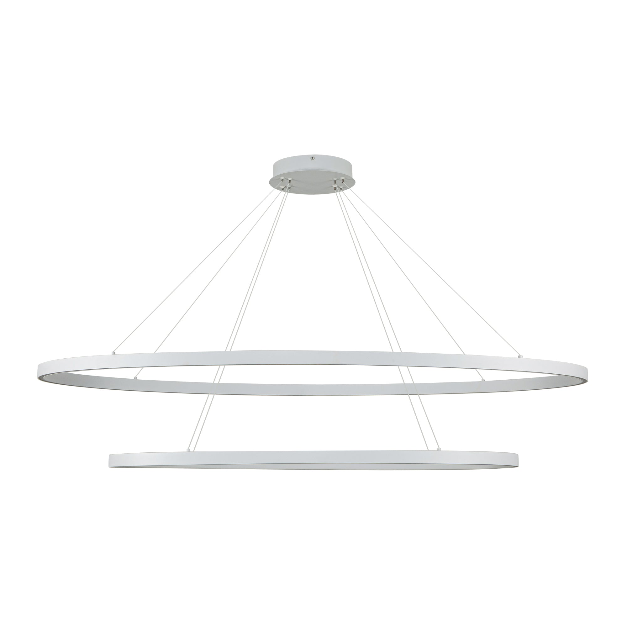 Ovale 53-in 2 Layer Chandelier