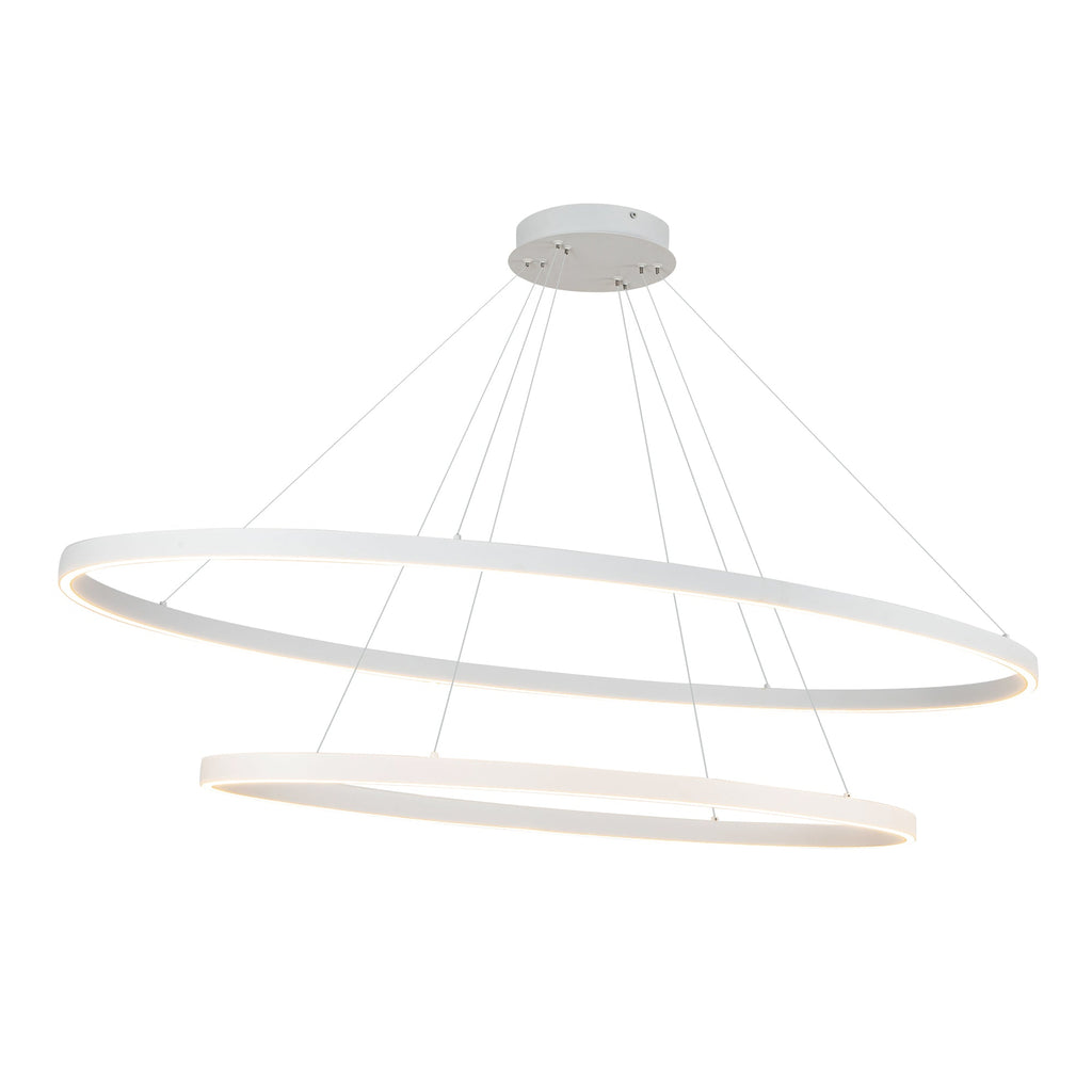 Ovale 53-in 2 Layer Chandelier
