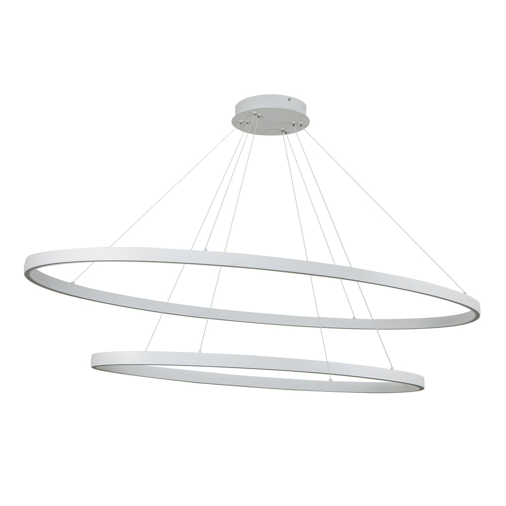 Ovale 53-in 2 Layer Chandelier