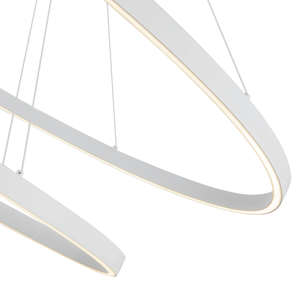 Ovale 53-in 2 Layer Chandelier
